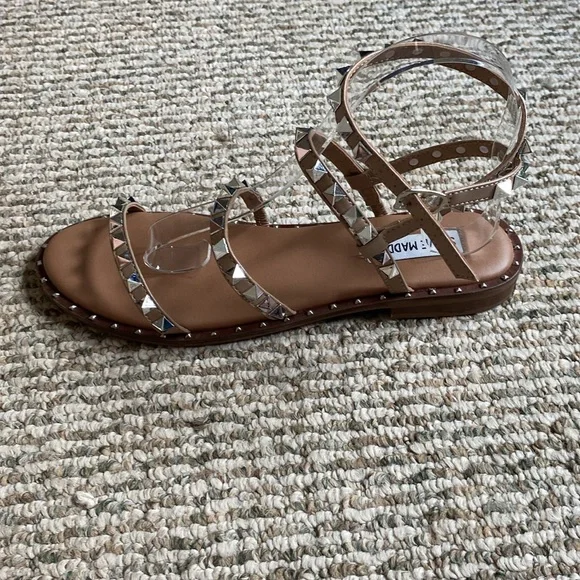 Steve Madden Travel tan sandals women’s size 8 - Picture 5 of 10